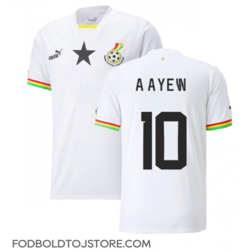 Ghana Andre Ayew #10 Hjemmebanetrøje VM 2022 Kortærmet